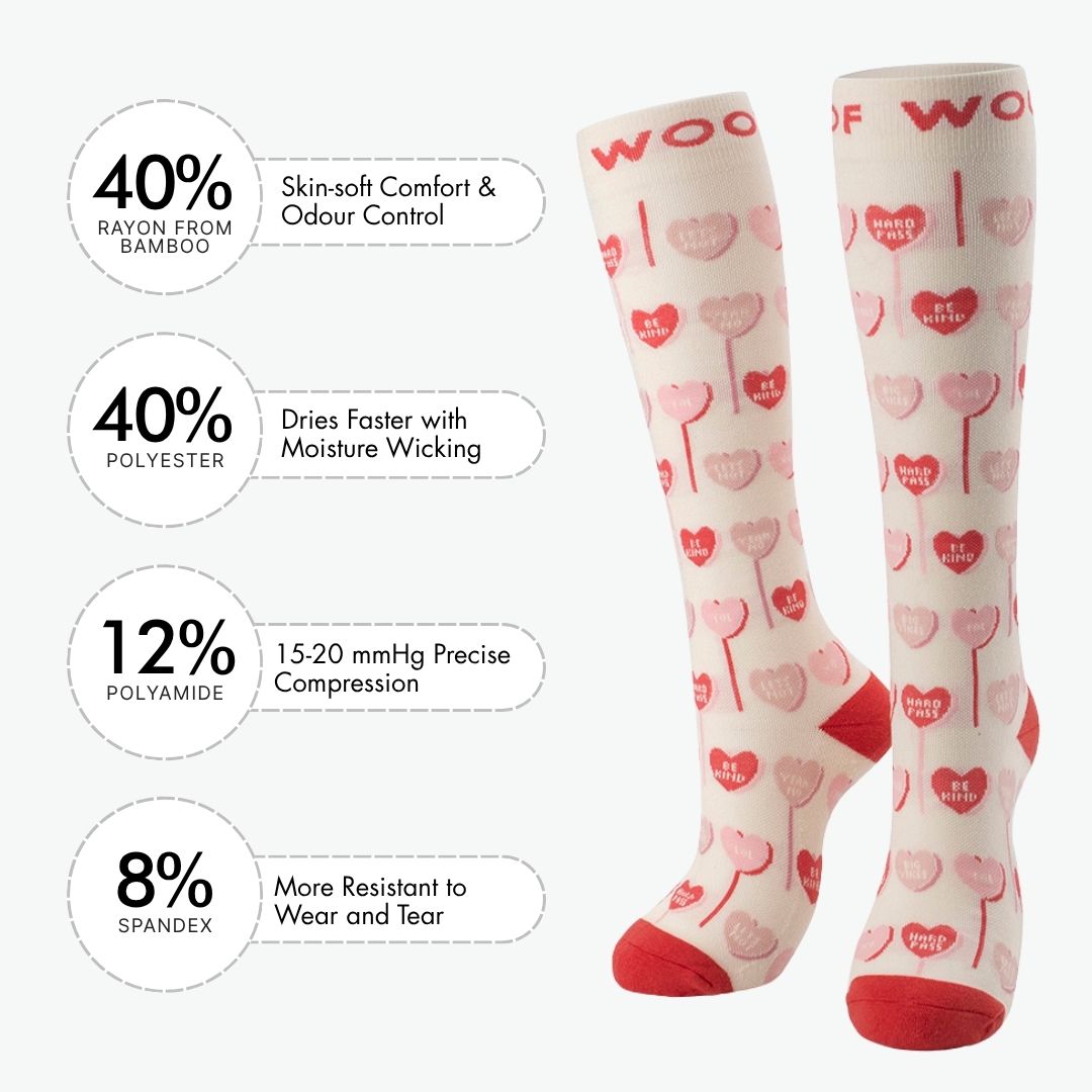 Sweetheart Bamboo Compression Socks