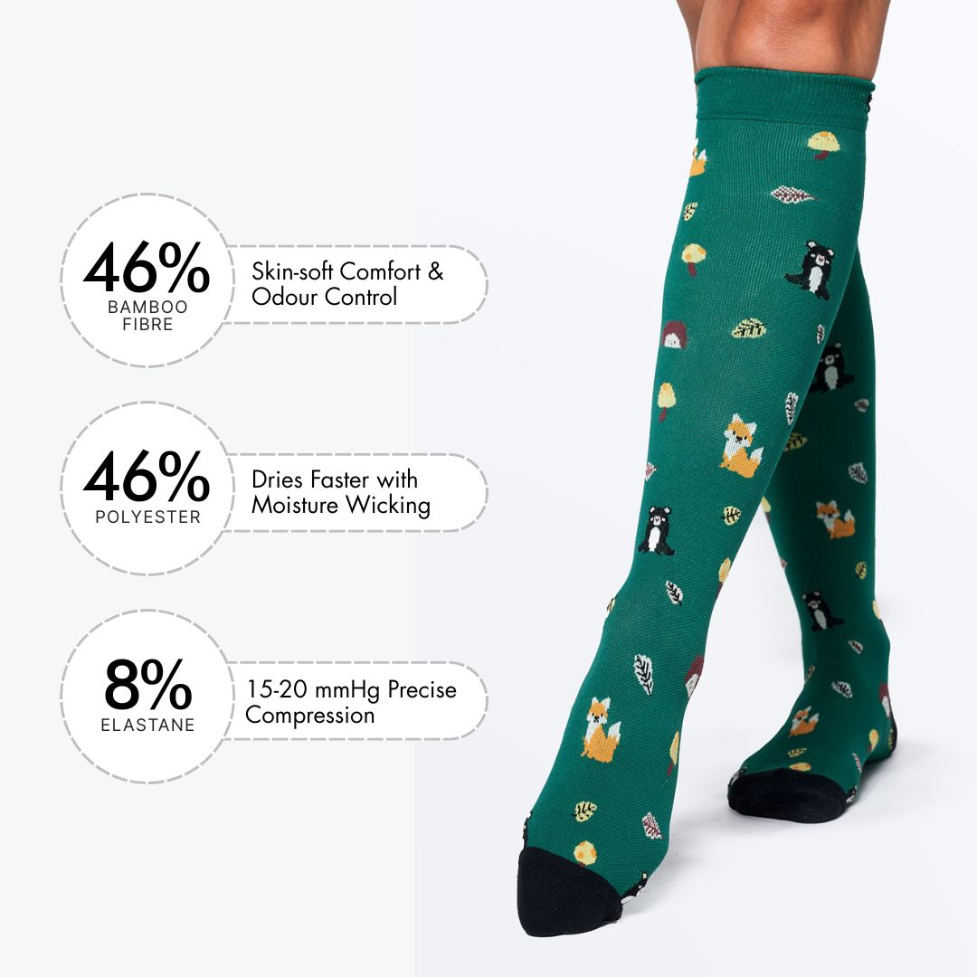Woodland Bamboo Compression Socks